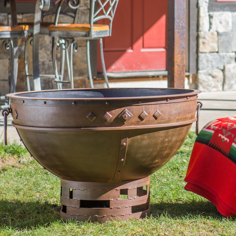 Cedar Creek Sculptures Greek Brazier Steel Fire Pit Wayfair